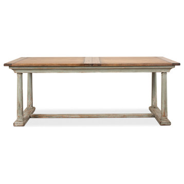 Amelia 2 Tone Rectangle Extendable Dining Table
