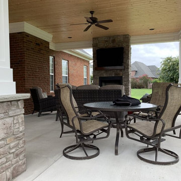 Inviting Rutherford County Porch