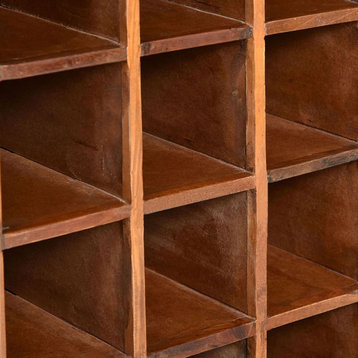 vidaXL Wine Cabinet Bottle Holder Floor Wine Cabinet Solid Reclaimed Wood