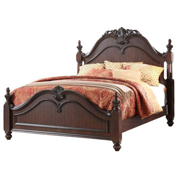 Momeyer French Country Queen Bed, Cherry