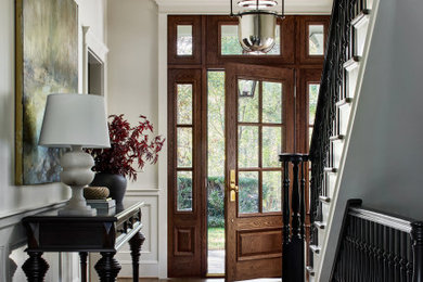 Example of a classic entryway design in DC Metro
