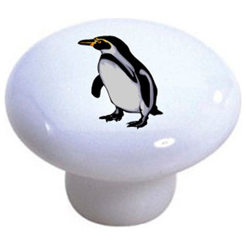 Penguin Ceramic Cabinet Drawer Knob