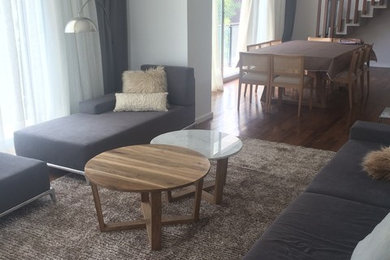 Inspiration for a large contemporary home design remodel in Other