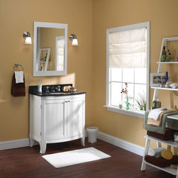 Foremost Bellani Collection White 30" Bathroom Vanity Combo BLWVT-3021 - Bath Products