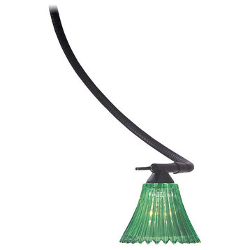 Kovacs GK SH2139 3-1/4"W Pressed Glass Shade in Green for the - Green