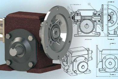 PDF to 3D CAD Conversion of Reducer Gear Assembly