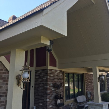 LP Diamond Kote siding, soffit /fascia. Windows trim, oversized aluminum gutters