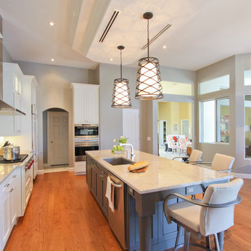 Kitchen and Wetbar with Entertainment Wall Bonita Springs FL Bonita Bay