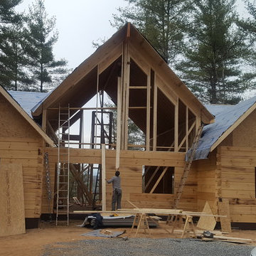 Morganton, NC Custom Log Home (6 x 12 Genesis Log)