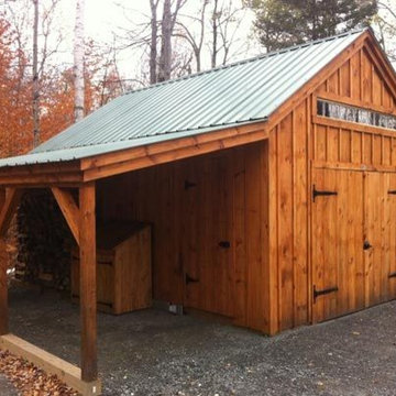 Shed, Garden & Farm Kits - 14' x 20' One Bay Garage