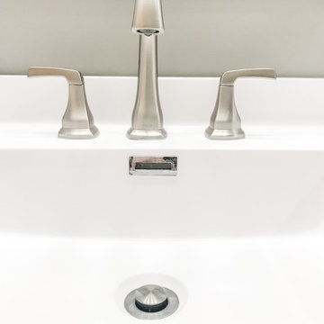 Patterned Tile Niche Bathroom Remodel