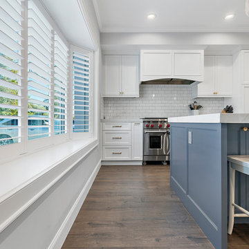 Transitional Style | Kitchen Living Laundry