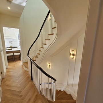 Project #131 | Three-Story Elliptical Staircase in Historic Home