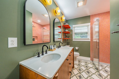 Bathroom - modern bathroom idea in Dallas