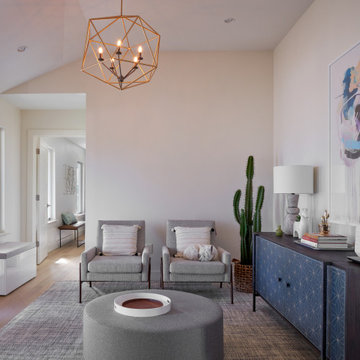 Rosedale Warm Modern Ranch House: Living Room