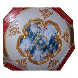 Udecor - BRR-13-S029 Michelangelo Medallion, Piece - Molding And Millwork