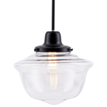 Lavagna Pendant Light with Bulb, Black
