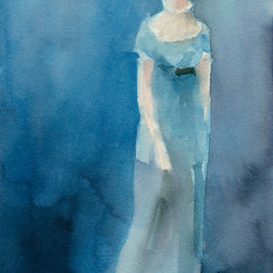Jane Austen Watercolor - Fine Art Prints