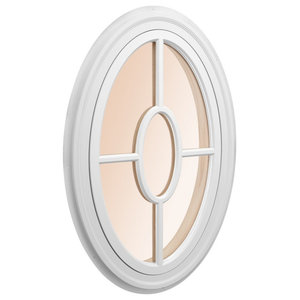 Oval Accent Window Traditional, Round Window Trim Kits