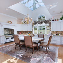 kitchen table in middle of kitchen