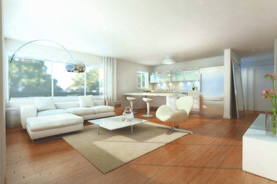 Living room photo in Miami