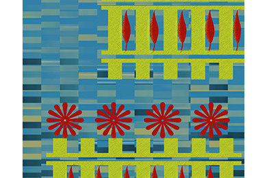 City Garden by Ben and Raisa Gertsberg - canvas art, art print, giclee