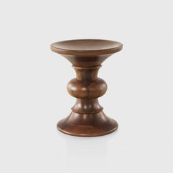 Herman Miller Eames&reg; Walnut Stool Shape B - Footstools, Cubes and Ottomans