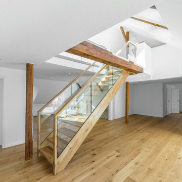 Wangentreppe in einem renovierten Altbau