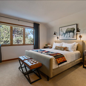 Denver Contemporary Ranch Guest Bedroom