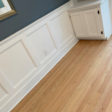 Floors refinished, all trim painted white , stairs & Flush Vents