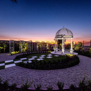 European Style Romantic Backyard