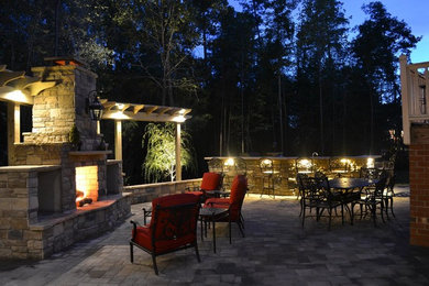 Inspiration for a timeless patio remodel in Raleigh