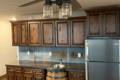 Mountain style kitchen photo in Minneapolis