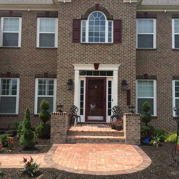 Front Hardscape and Plantings - Curb Appeal in Brandywine, MD