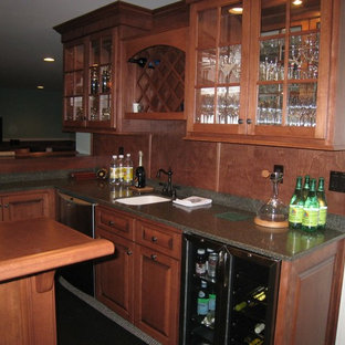 75 Beautiful Home Bar With Laminate Countertops And Wood