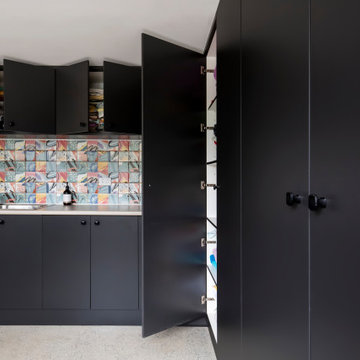 Laundry with Avignon Walnut Laminex benchtop