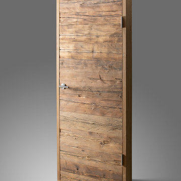 Reclaimed wood doors