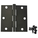 Cosmas - Cosmas Oil Rubbed Bronze Door Hinge 3.5" With Square Corners - Finish: Oil Rubbed Bronze