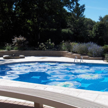 Modern Pool in Longmeadow, Ma