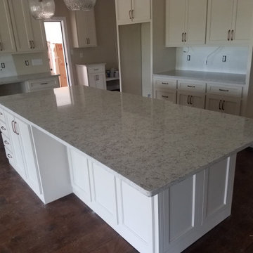 Indian Pearl Quartz Kitchen Countertops
