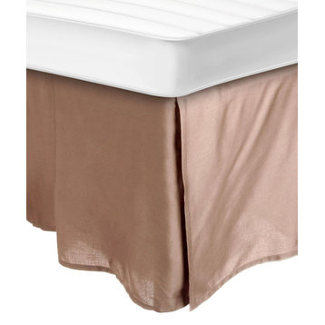 300 Thread Count Egyptian Cotton Bed Skirt, Taupe, King