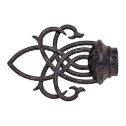 Kirsch Wrought Iron Inner Lace Finial - Curtain Rods