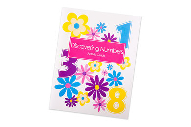 Kid's Wall Art- Discovering Numbers Funky Flowers Edition