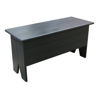 Wooden Storage Bench - Transitional - Accent And Storage Benches