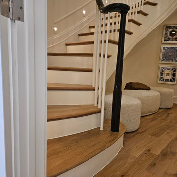 Project #131 | Three-Story Elliptical Staircase in Historic Home