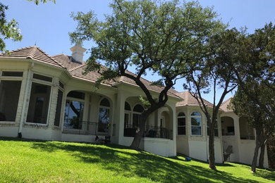 Inspiration for an exterior home remodel in Austin