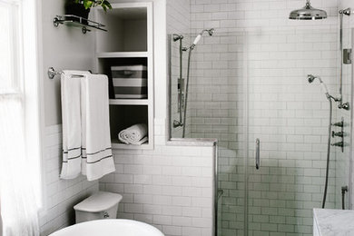 Inspiration for a timeless bathroom remodel in Columbus