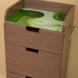 Mobile cabinet in Grey Oak - Products