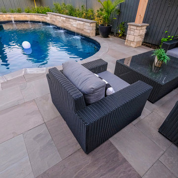 Pool restoration and in-ground spa
