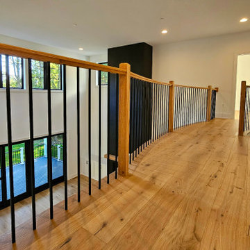 Project #110 | Beautiful Curved Staircase with Circular Balcony
